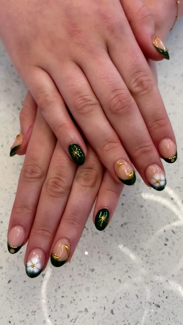 Black French & Gold