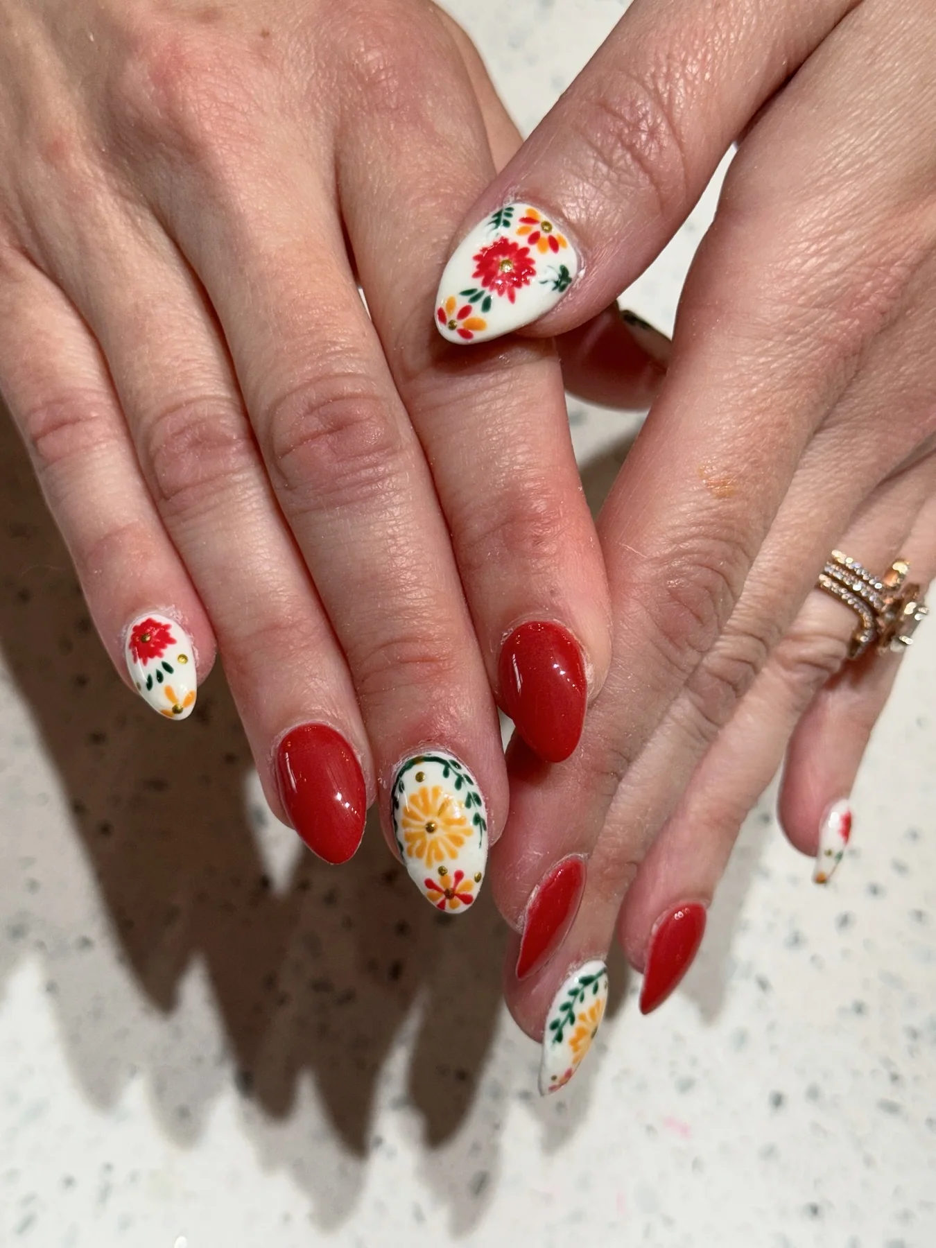 Red Floral