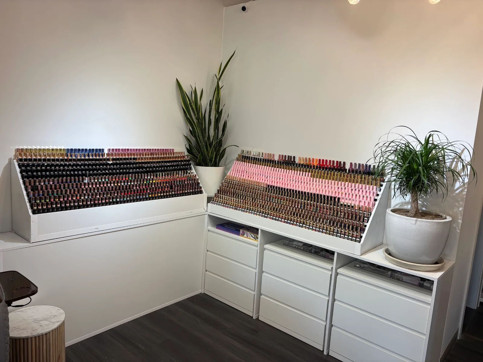 Inside the salon where our team welcomes you